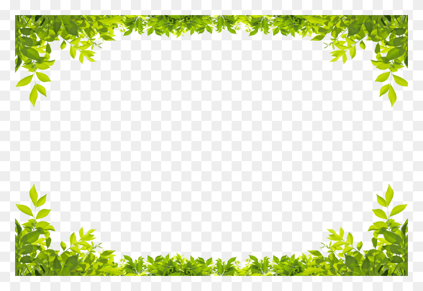 8576x5696 Leaf Border HD PNG Download