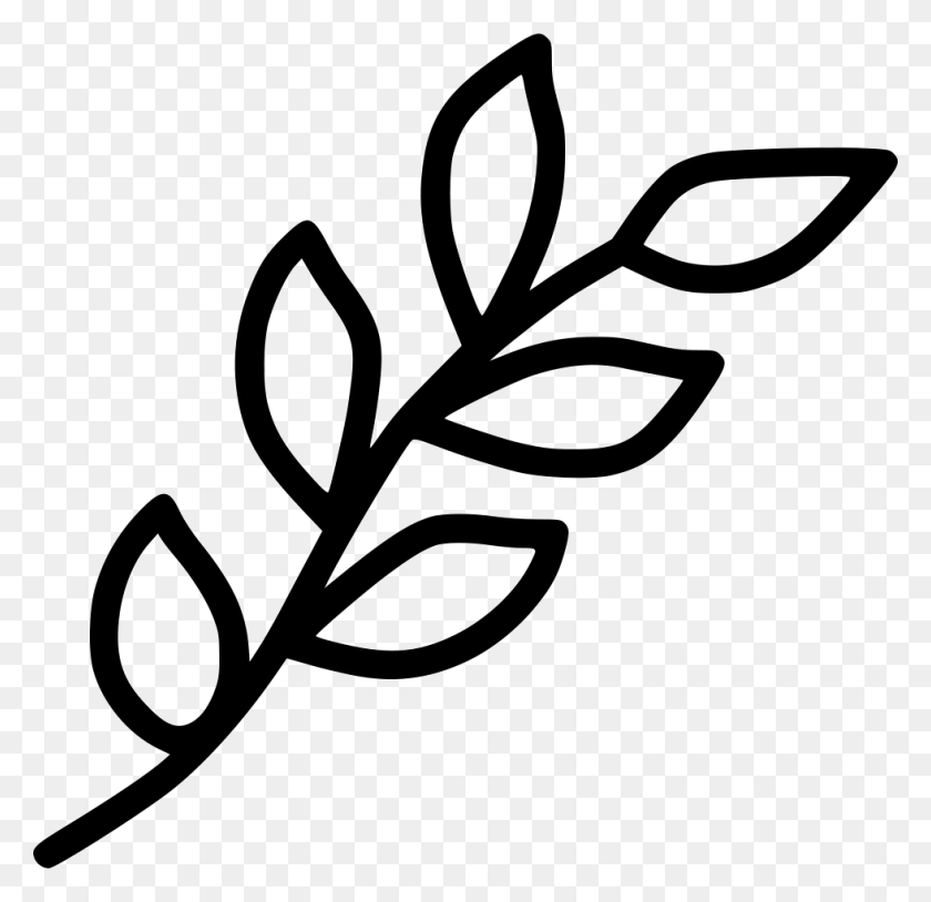 980x948 Leaf Branch Svg, Text, Handwriting, Calligraphy HD PNG Download