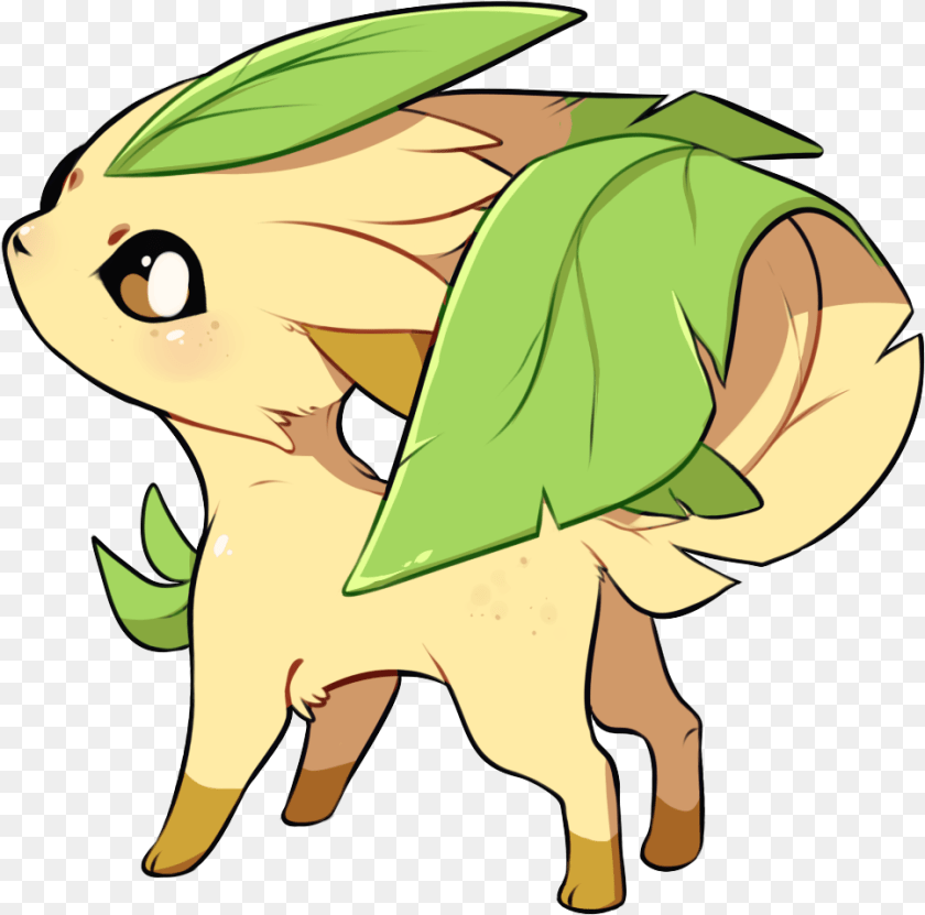 967x957 Leafeon Leaf Eevee, Plant, Baby, Person, Elf Transparent PNG