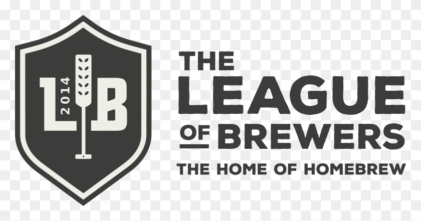 1900x930 League Of Brewers Home Brew Supplies Sign, Text, Alphabet, Symbol HD PNG Download