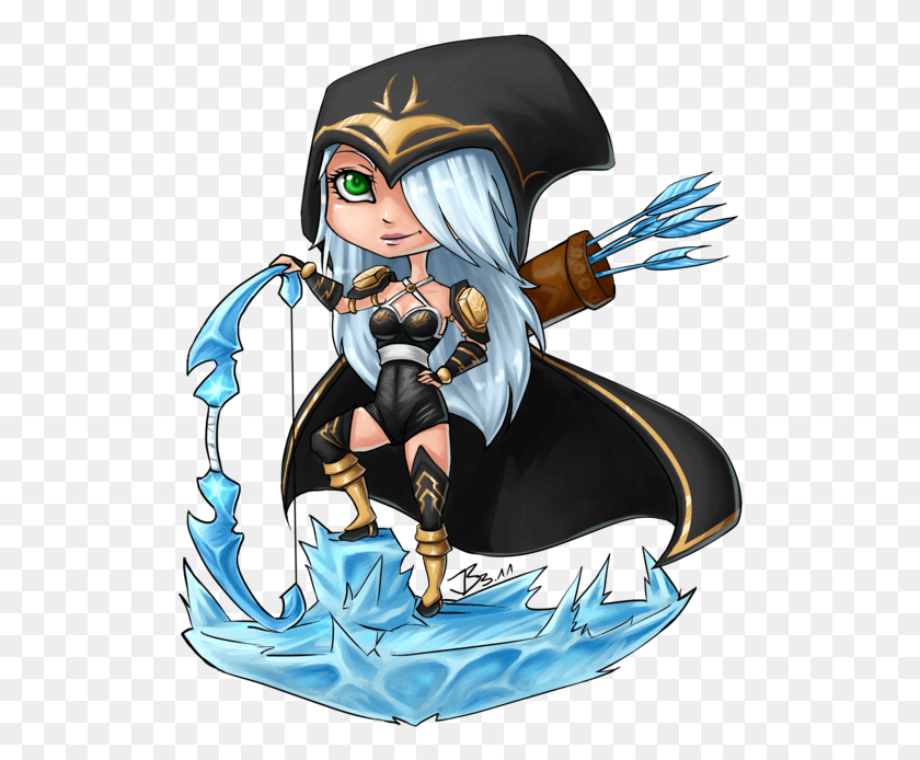 517x634 League Of Legends Ashe, Hook, Persona, Humano Hd Png
