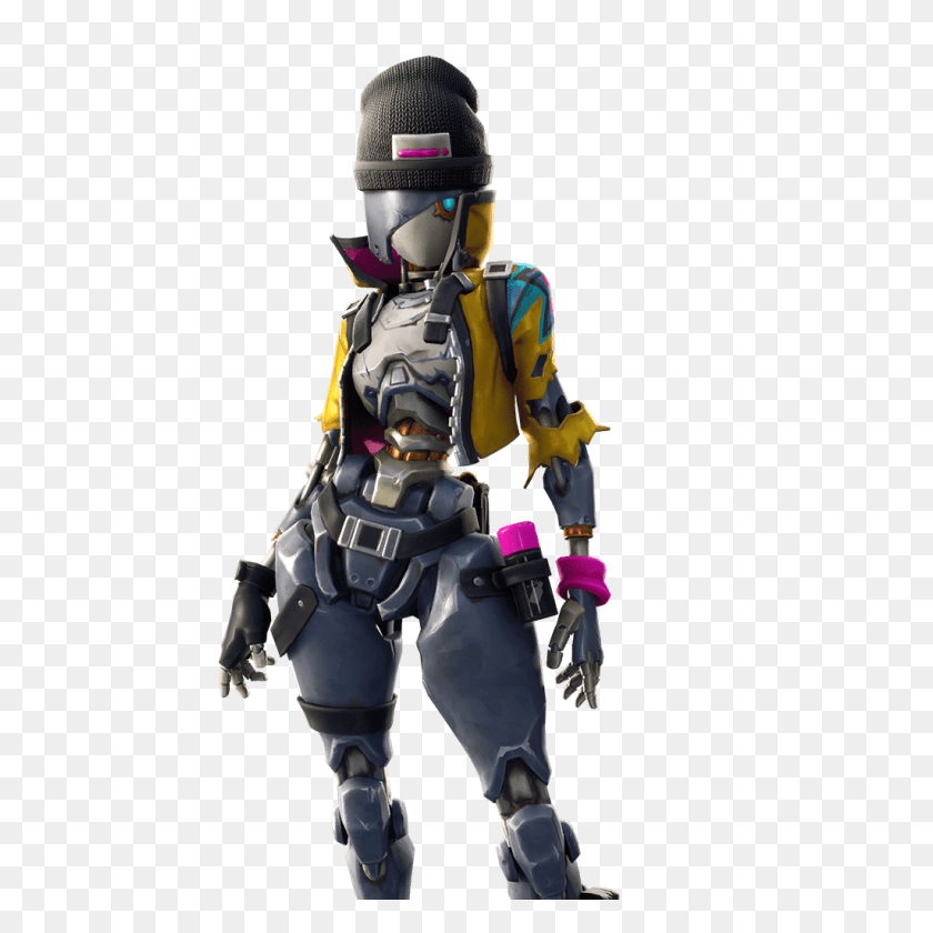 1024x1024 Leaked Fortnite Skin In V7 Fortnite, Robot, Toy, Person HD PNG Download