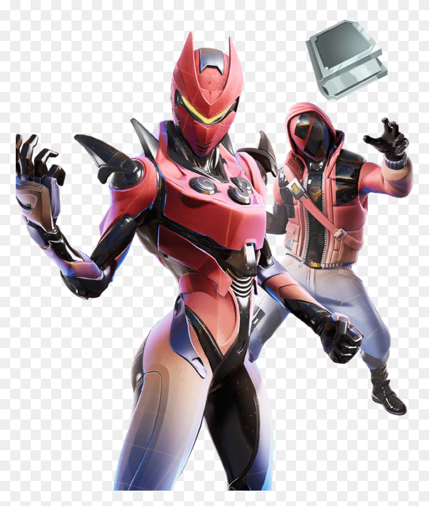 858x1022 Leaked Skin Fortnite 10.40 Leaked Skins, Toy, Robot, Person HD PNG Download