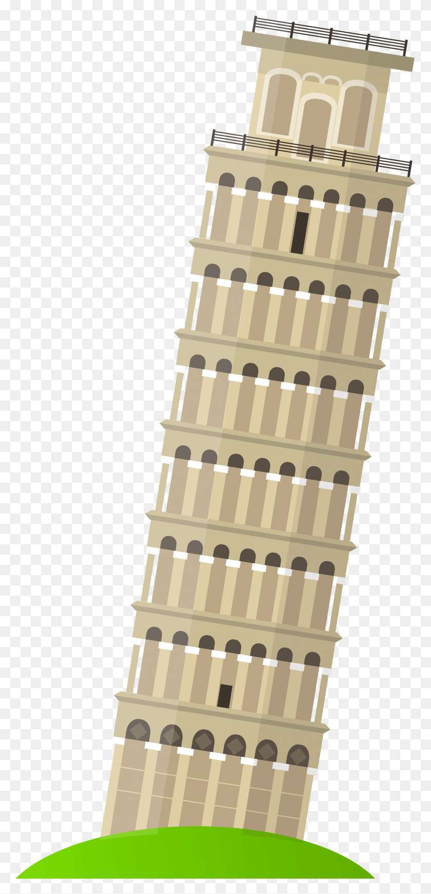 3663x7896 Leaning Tower Of Pisa Clip Art Leaning Tower Of Pisa, Architecture, Building, Tower HD PNG Download