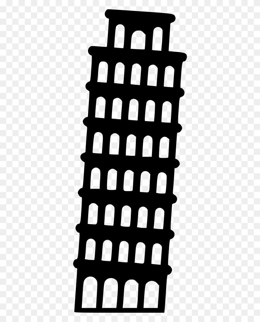 368x980 La Torre Inclinada De Pisa, La Torre De Pisa, Icono De La Ciudad, Urban Hd Png