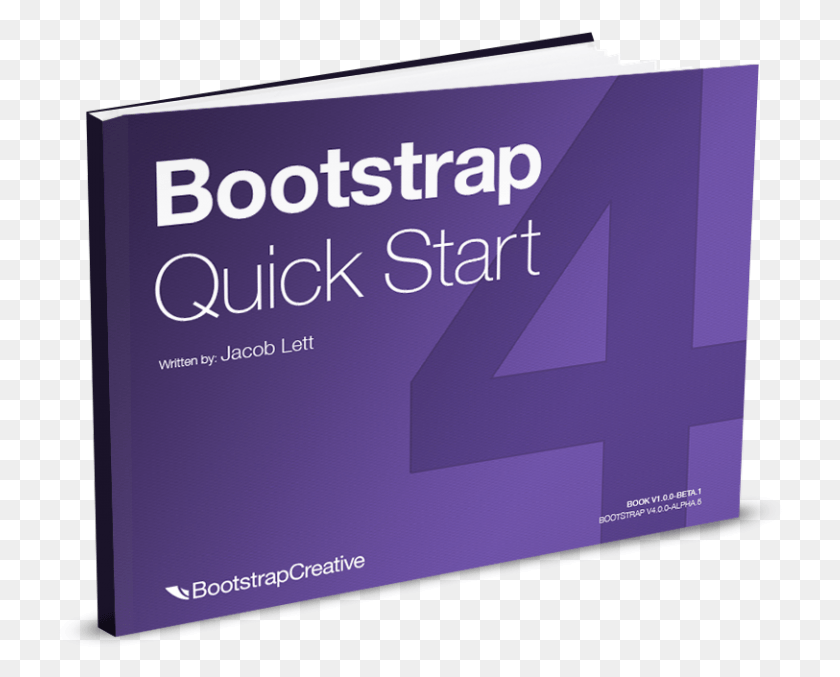 724x617 Learn Bootstrap 4 Amp Responsive Design Fast For Beginners Bootstrap Book Pdf, Text, Paper, Business Card HD PNG Download