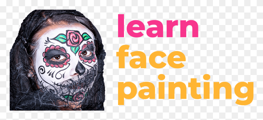 910x379 Learn Face Painting Class Denver Mountain Air Marketing, Person, Human, Face HD PNG Download