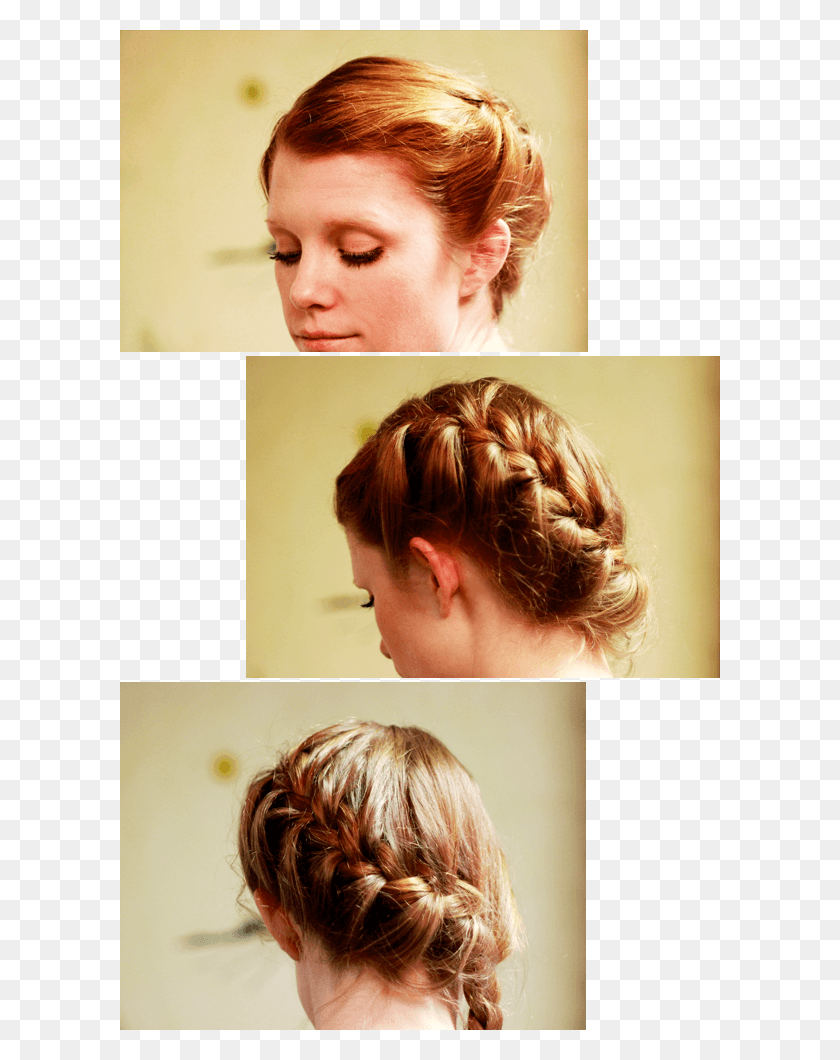 600x1000 Learn How To Create This Katniss Inspired Dutch Braid Bun, Hair, Person, Human HD PNG Download