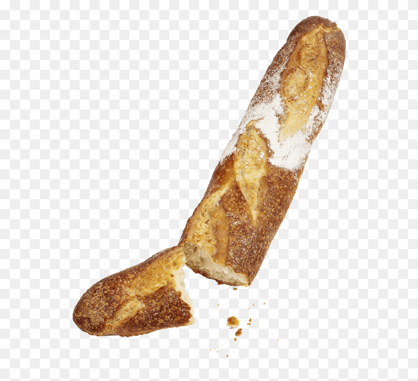 552x705 Learn More Baguette Broken In Half, Bread, Food, Bread Loaf HD PNG Download