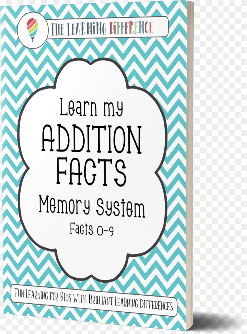 Learn My Addition Facts Memory System 0 9 Poster, Advertisement, Book, Publication, Novel PNG