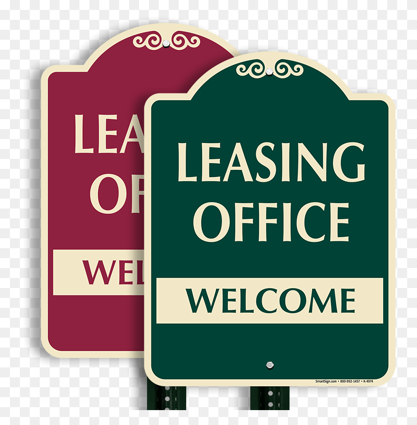 754x796 Leasing Office Welcome Sign Sign, Symbol, Text, Road Sign HD PNG Download