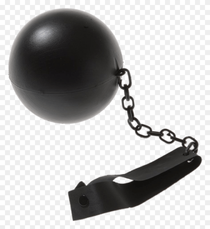 870x954 Bola Y Cadena De Cuero Bola Y Cadena, Esfera, Casco, Ropa Hd Png