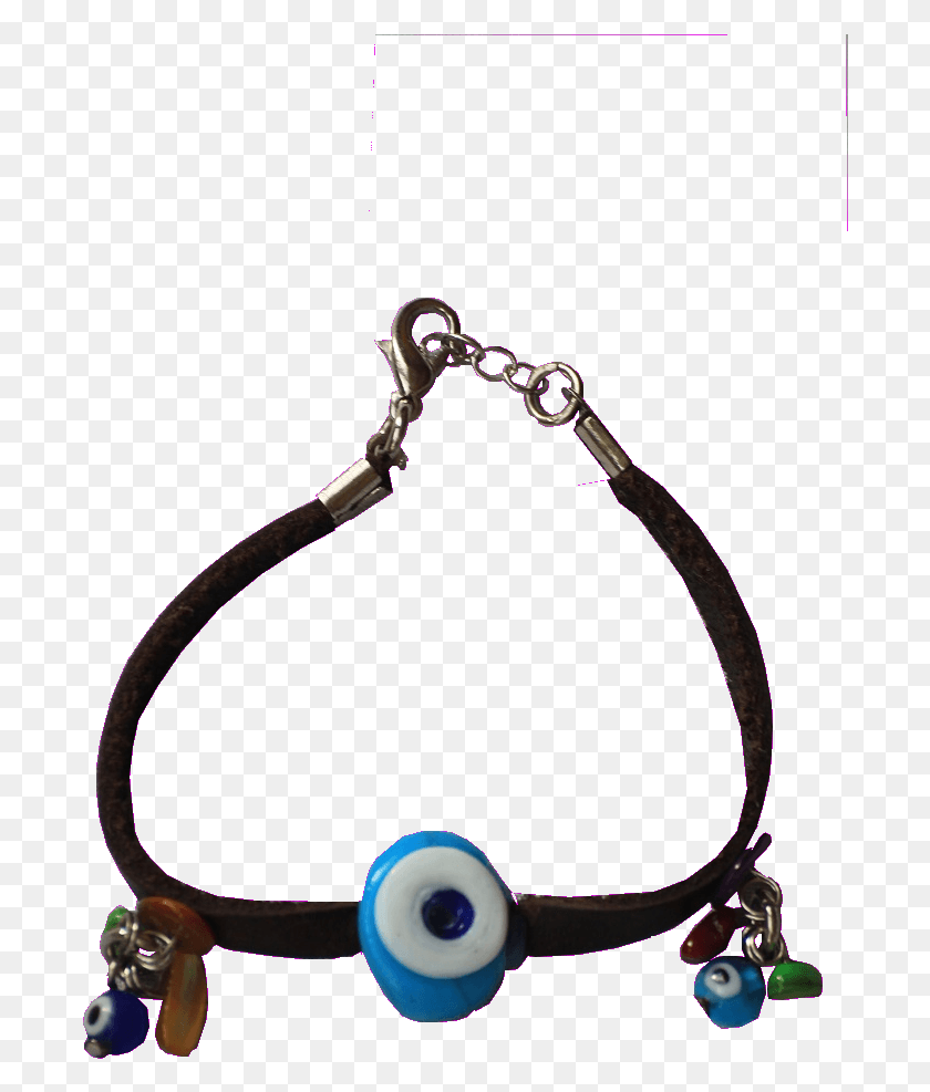 692x927 Leather Bracelet With An Evil Eye Bracelet, Accessories, Accessory, Jewelry HD PNG Download