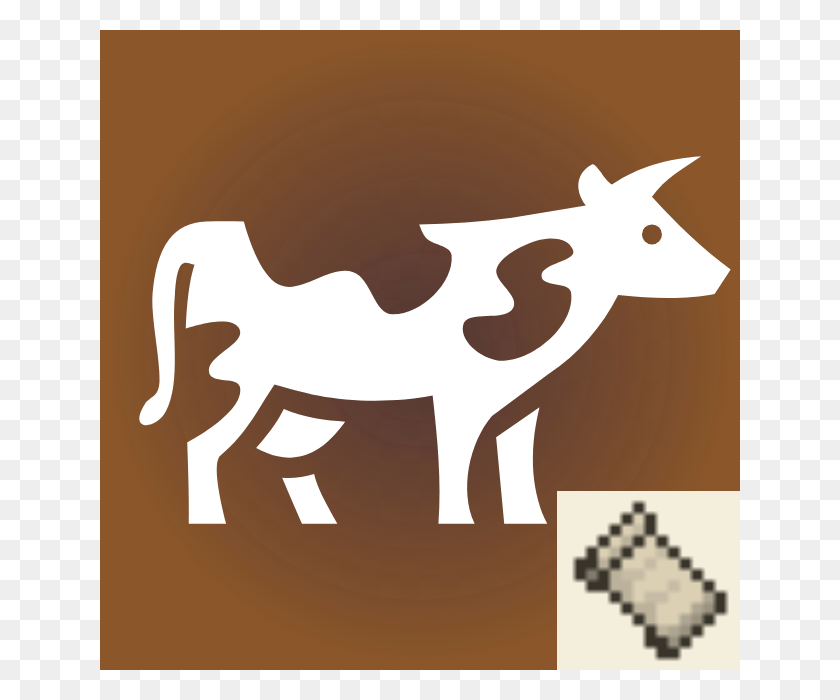 640x640 Кожа Коровы Корова Значок Белый, Крупный Рогатый Скот, Млекопитающее, Животное Hd Png Скачать