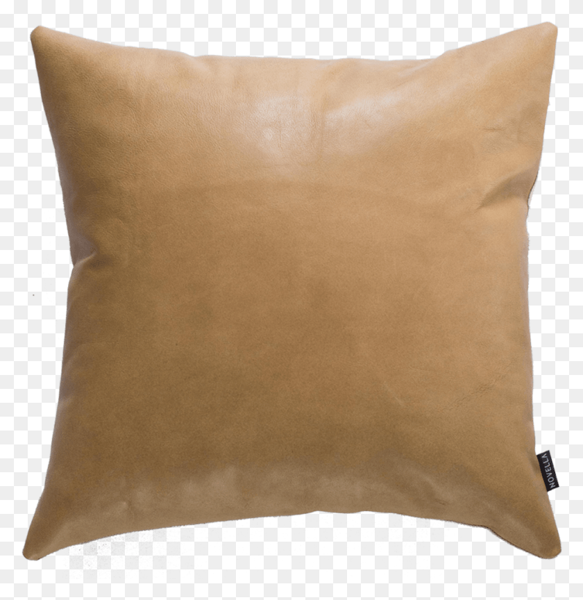 938x967 Leather Cushion Cover Tan Cushion, Pillow, Diaper, Rug HD PNG Download