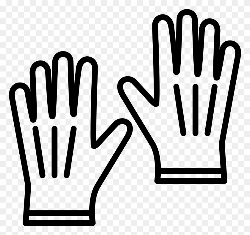 980x916 Leather Gloves Svg Icon Free Safety Glove Icon, Clothing, Apparel, Dynamite HD PNG Download