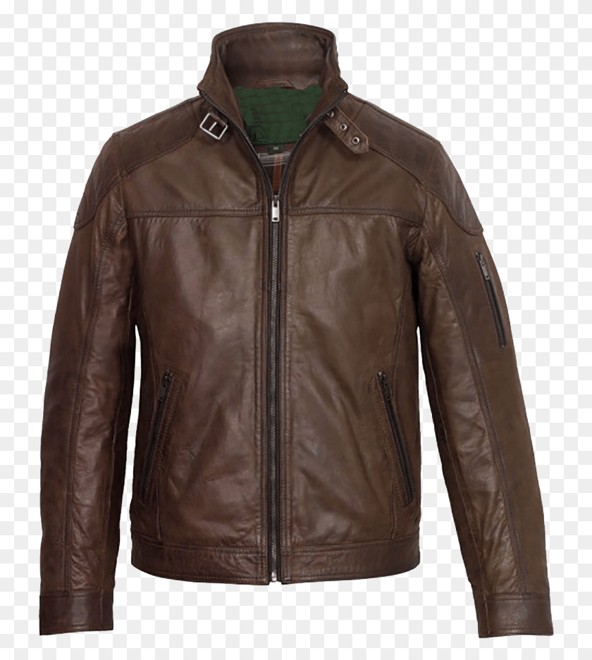 733x877 Leather Jackets For Mens Front And Back, Clothing, Apparel, Jacket HD PNG Download