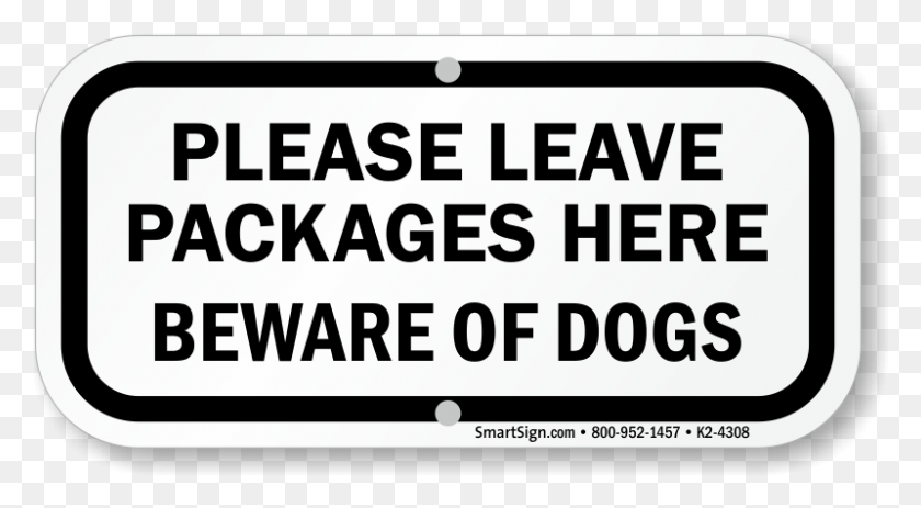800x414 Leave All Deliveries Here Sign, Text, Word, Number HD PNG Download