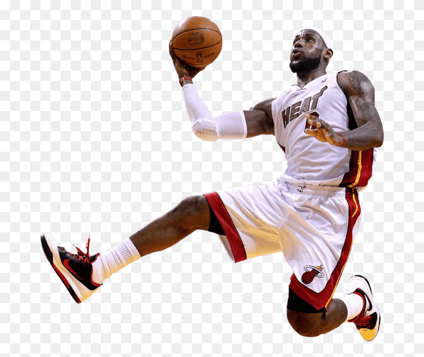 683x647 Lebron James Dunk, Person, Human, People HD PNG Download