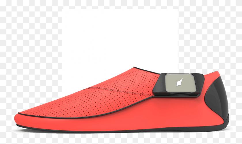 1175x666 Lechal Alfa Casual Microfiber Shoes Red Sapato Para Cegos, Clothing, Apparel, Footwear HD PNG Download