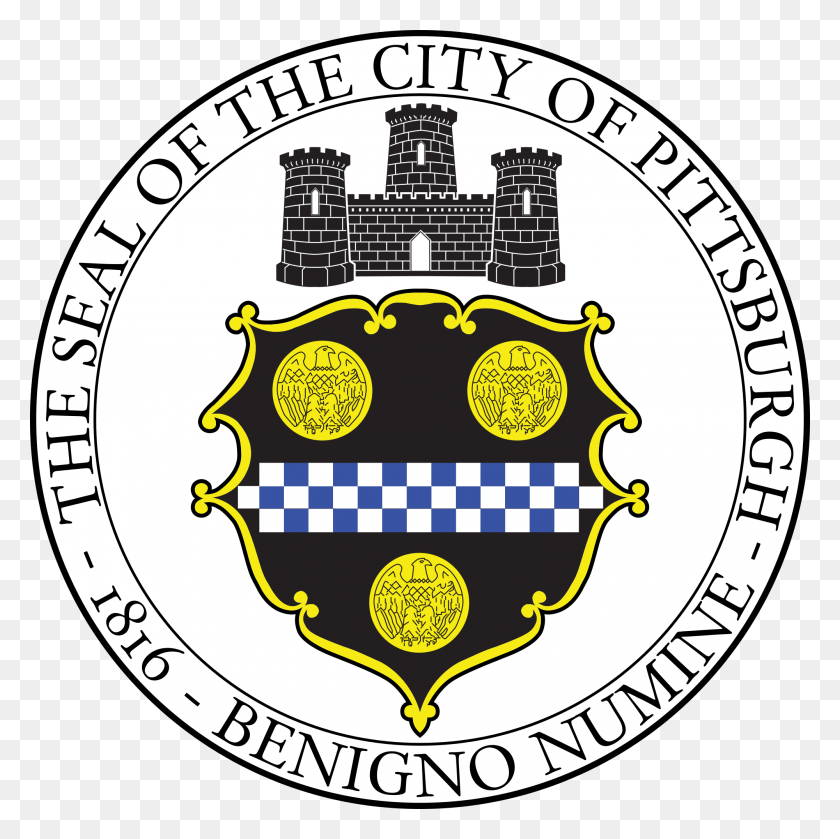 2000x2000 Lecimy Do Pittsburgha Pittsburgh City Council Logo, Symbol, Trademark, Badge HD PNG Download