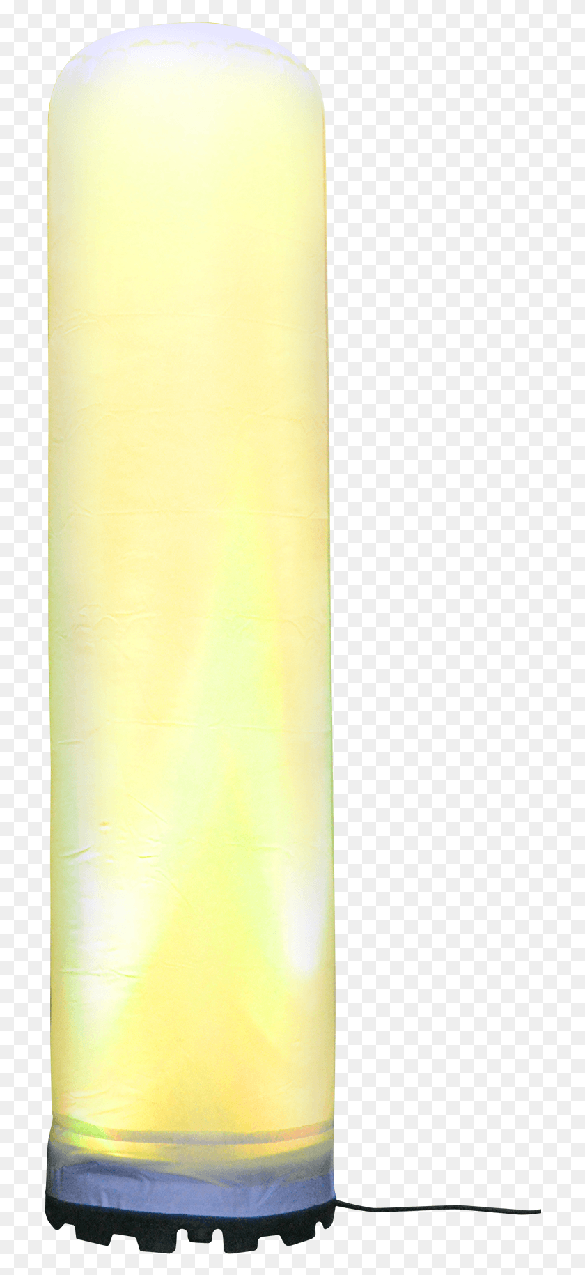 714x1770 Led Advertising Pillar Yellow Lampshade, Paper, Lamp, Paper Towel HD PNG Download