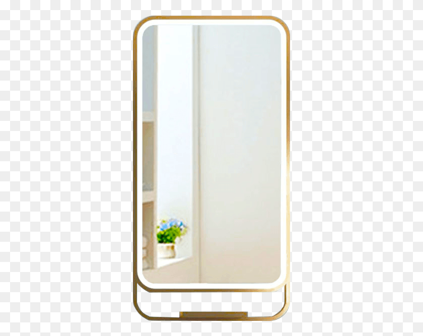 313x607 Светодиодное Зеркало В Ванной Гаджет, Дверь, Лицо, Мобильный Телефон Hd Png Скачать