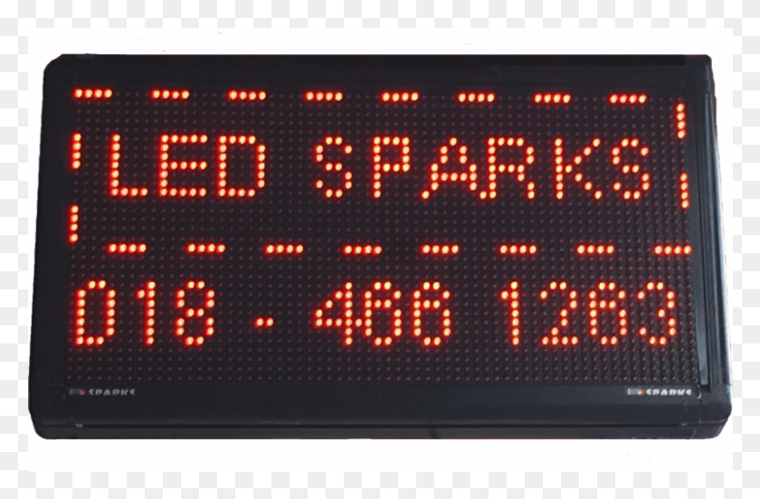 801x506 Led Display Board Red Led Display, Scoreboard, Text, Clock HD PNG Download