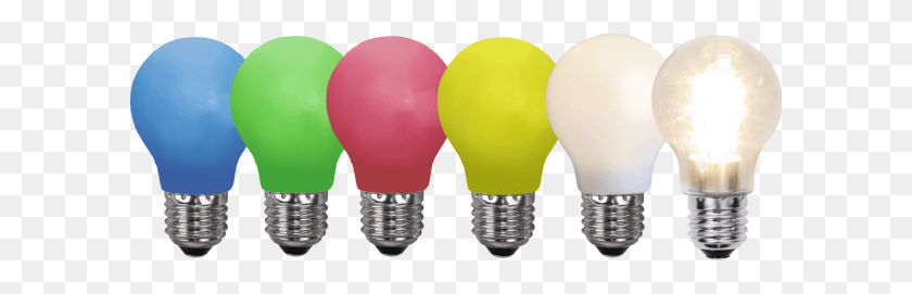 601x211 Led Lamp E27 A55 Decoration Party Light, Balloon, Ball, Lightbulb HD PNG Download
