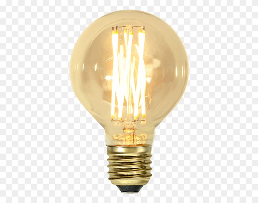 390x601 Led Lamp E27 G80 Vintage Gold Led Lamp, Light, Lightbulb, Lighting HD PNG Download