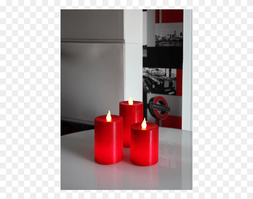439x601 Свеча Led Pillar Candle 3P Flame Papier Peint Нью-Йорк, Огонь Hd Png Скачать