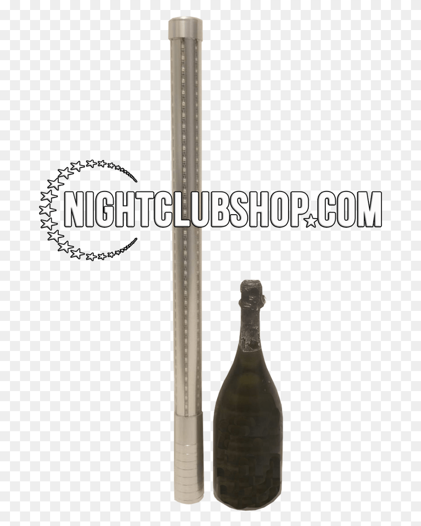 691x989 Led Saber Strobe Xl Jumbo 24 Inch Led Strobe Flash Champagne, Lamp Post, Bottle, Beverage HD PNG Download