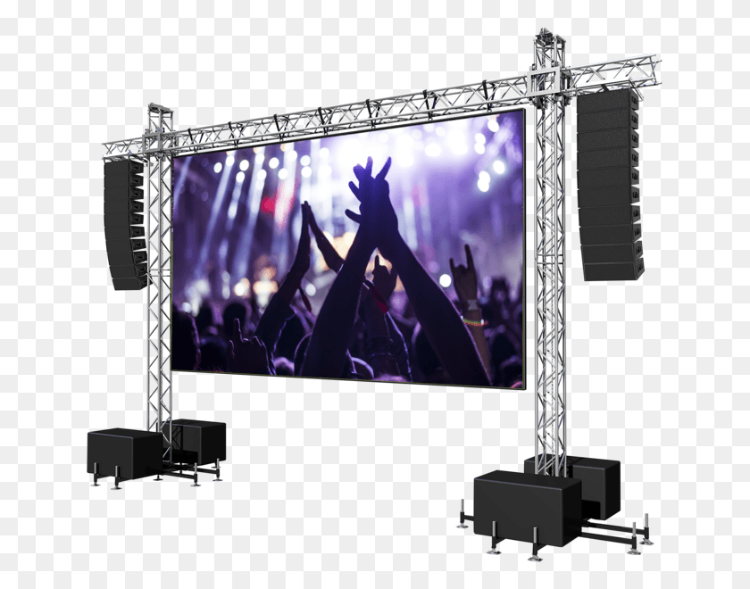 645x600 Led Screen Stage Led Screen Stage, Electronics, Monitor, Display HD PNG Download