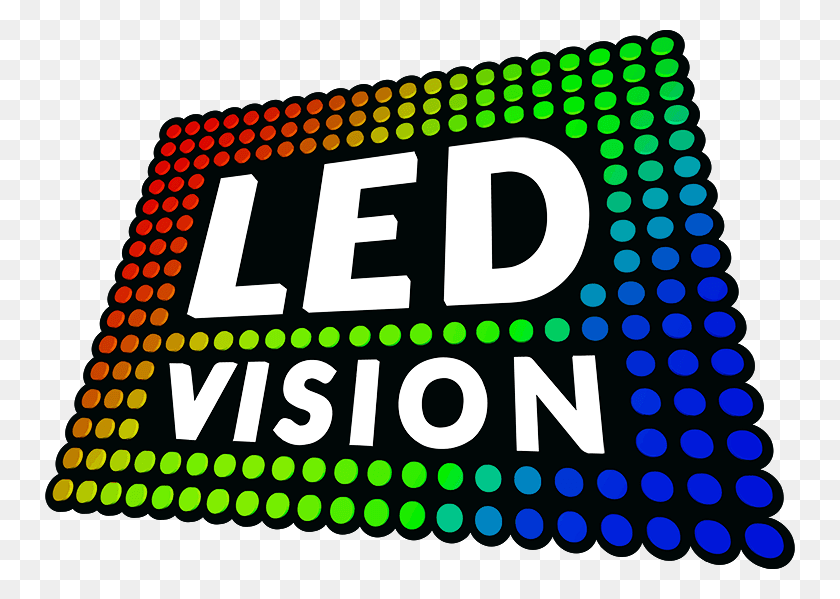 750x539 Led Vision Logo Led Vision, Text, Alphabet, Lighting HD PNG Download