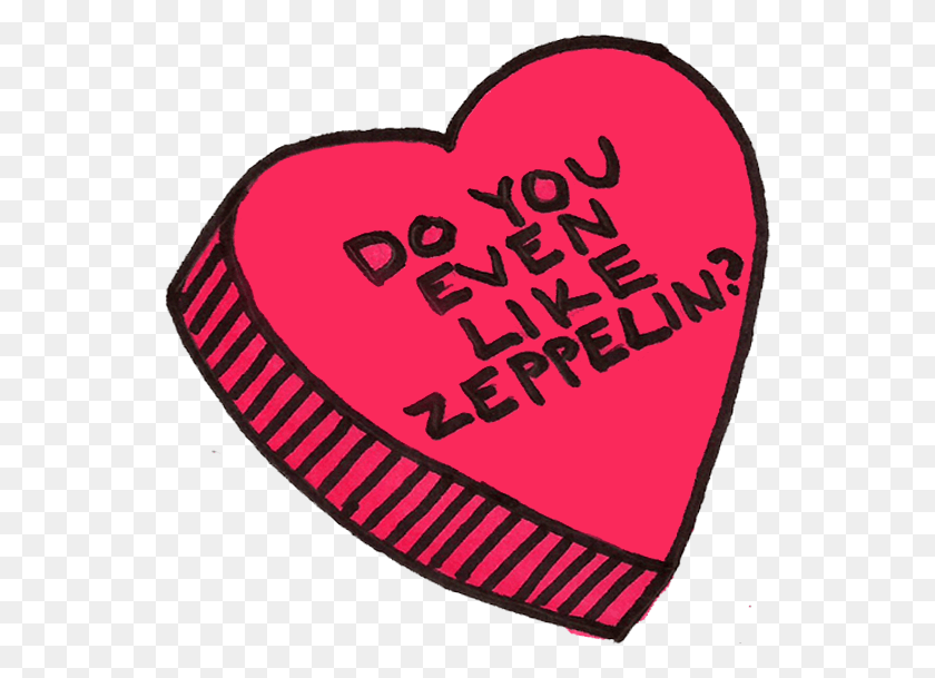 546x549 Led Zeppelin Valentine39s Day Cards, Heart, Rug, Label HD PNG Download