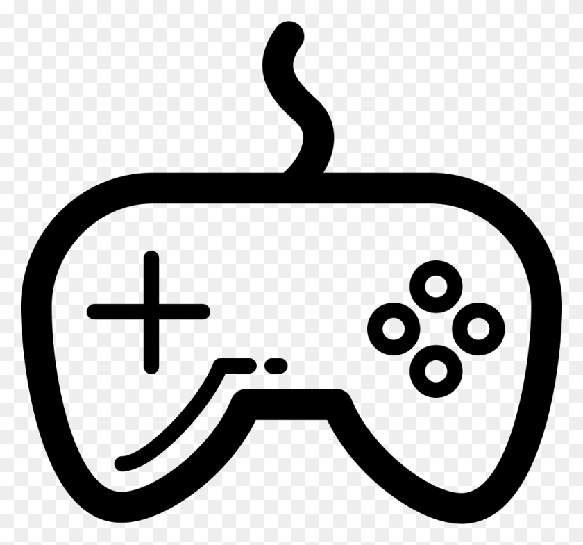 980x912 Descargar Png / Ledio Gaming Games Outline, Stencil, Text Hd Png