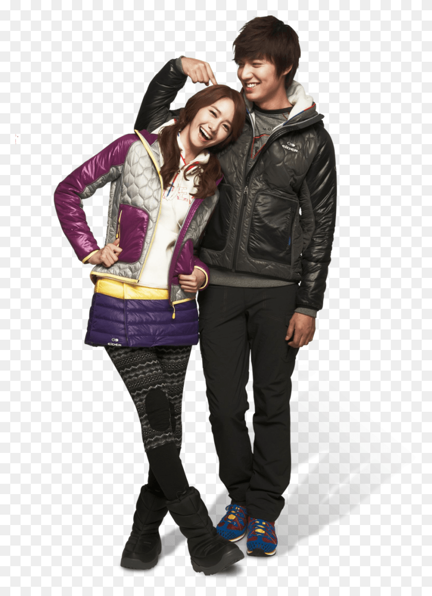 909x1280 Lee Min Ho With Girls, Clothing, Apparel, Jacket HD PNG Download