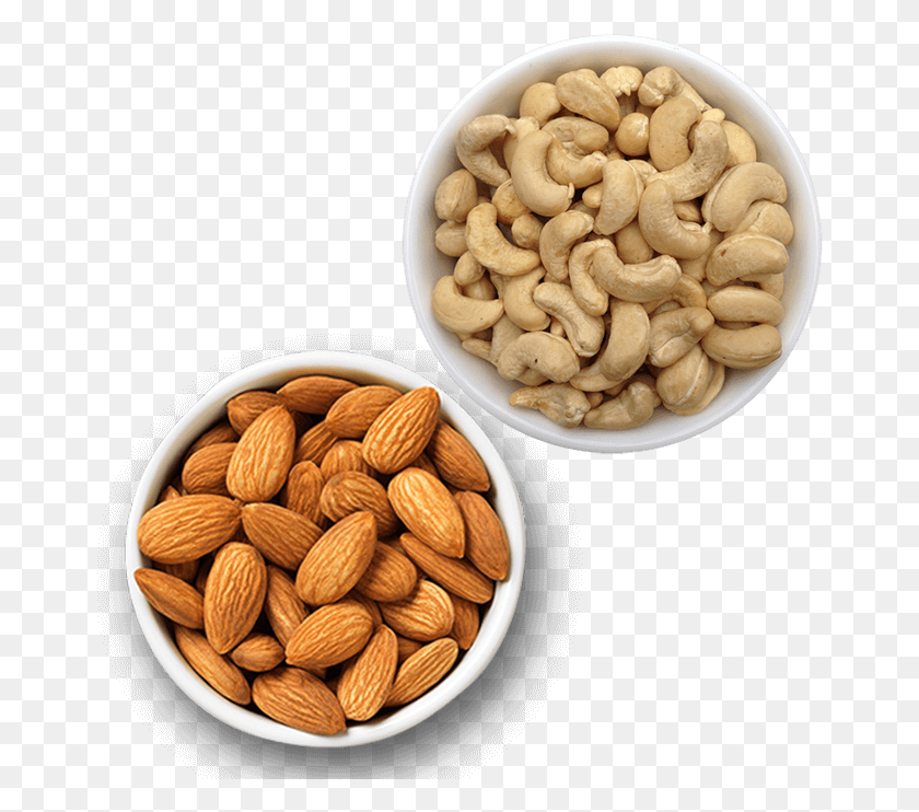 664x682 Leeve Dry Fruits Combo Almond In Bowl, Plant, Nut, Vegetable HD PNG Download