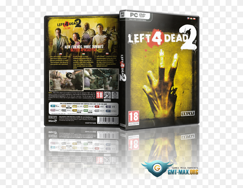 544x590 Left 4 Dead 2 Left 4 Dead 2 Cd, Persona, Humano, Máquina Hd Png