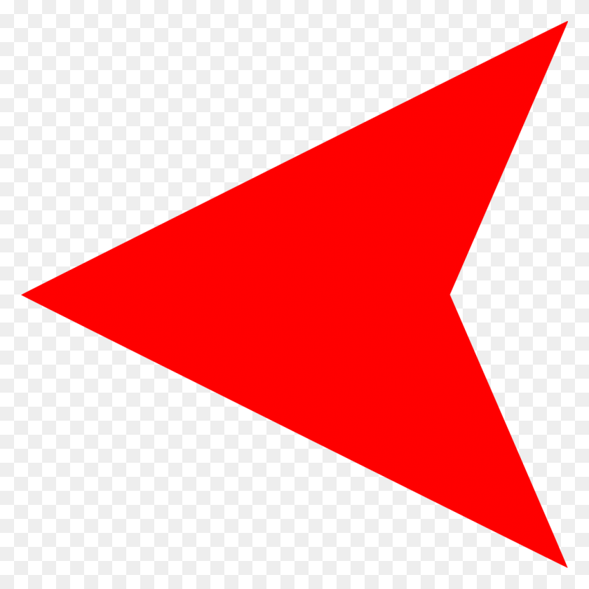 1024x1024 Descargar Png Flecha Izquierda Pic Triángulo Forma Roja, Tarjeta De Visita, Papel, Texto Hd Png