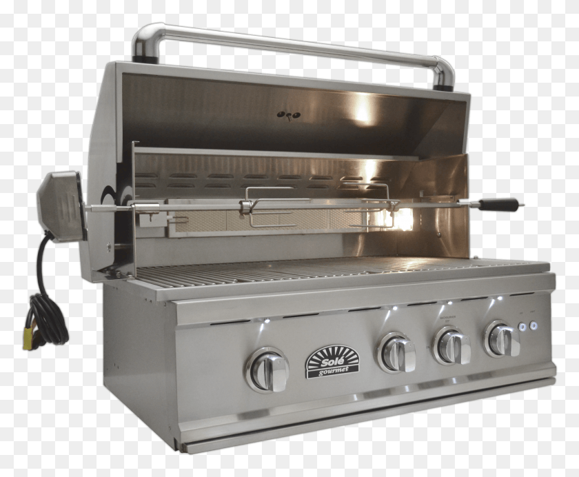 3310x2684 Left Side Angled Open Barbecue Grill HD PNG Download