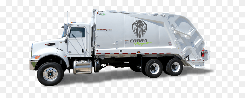 641x277 Left Side View Of A New Way Cobra Magnum Rear Loader Truck, Vehicle, Transportation, Trailer Truck HD PNG Download