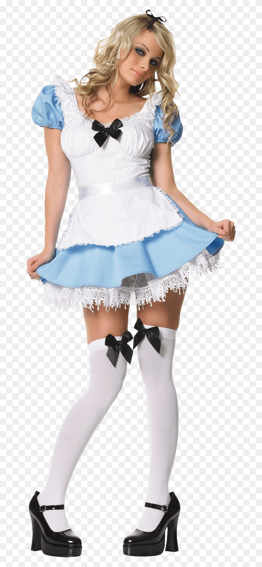 672x1756 Leg Avenue Alice In Wonderland, Costume, Person, Human HD PNG Download