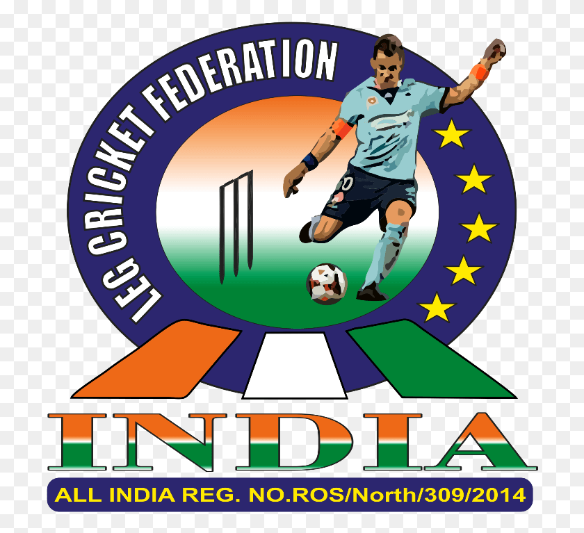 708x707 Leg Cricket Federation India Leg Cricket Federation Of India, Person, Human, People HD PNG Download