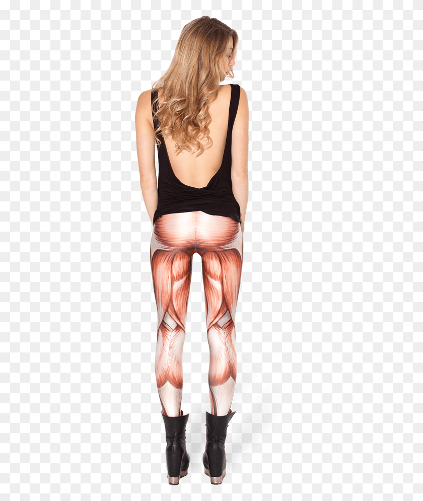 308x935 Leg Muscle Leggings Cool Sports Gifts For Christmas, Clothing, Apparel, Person HD PNG Download