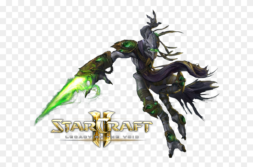 618x495 Descargar Png Legacy Of The Void Starcraft 2 Protoss Assassin, Persona, Dragón Hd Png