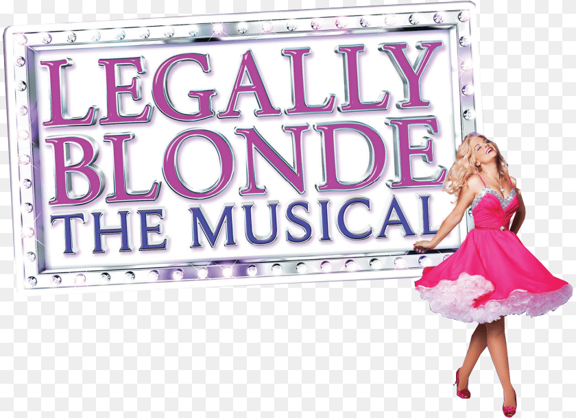 834x610 Legally Blonde The Musical London, Clothing, Dress, Adult, Person Clipart PNG