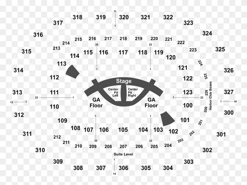 961x703 Legend Air Canada Centre Seating Chart, Building, Arena, Stadium HD PNG Download