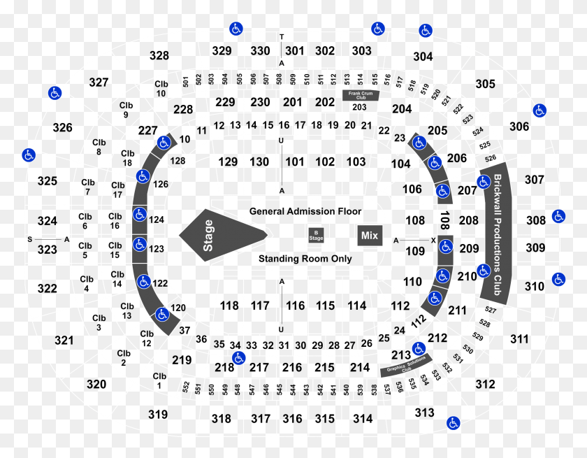 2073x1582 Descargar Png Leyenda Amalie Arena Sección 102 Fila E Asiento, Diagrama, Diagrama, Marcador Hd Png