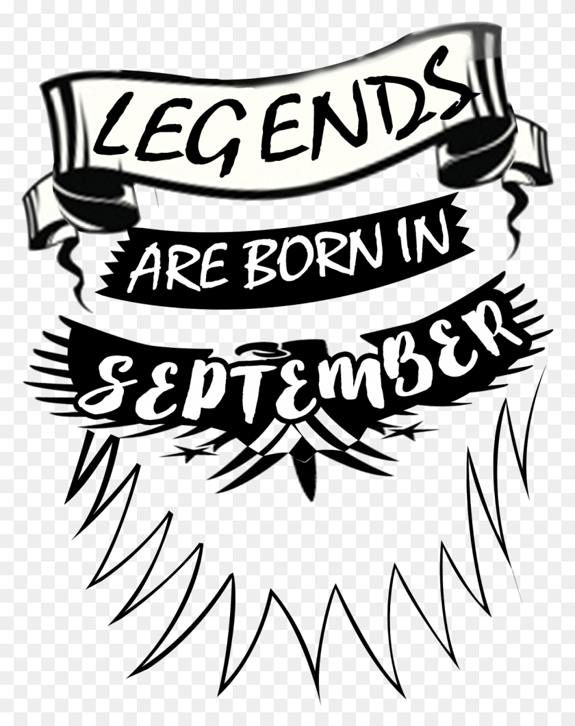 1183x1518 Legend Are Born In September T Birds Pizza Of Los Gatos, Label, Text, Poster HD PNG Download